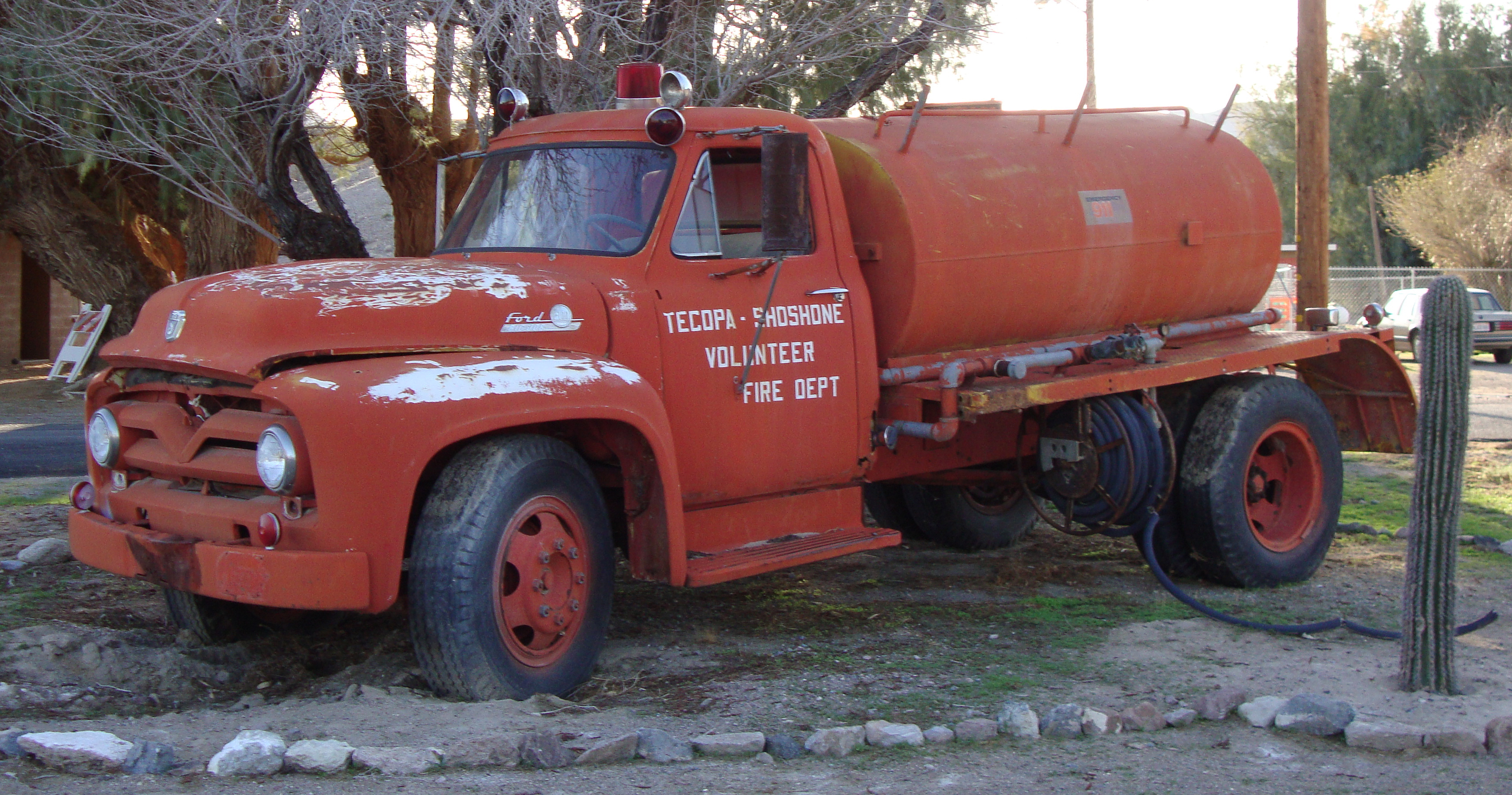 Classic fire truck, California USA